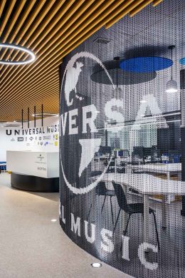 Iluminação Tromilux nos escritórios da Universal Music Spain