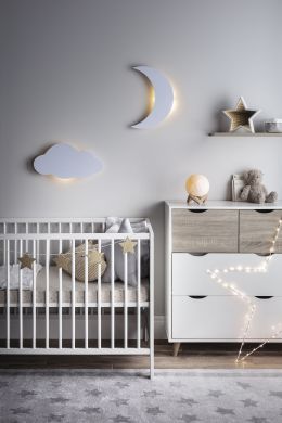 Iluminação de quarto de crianças com iluminação indireta