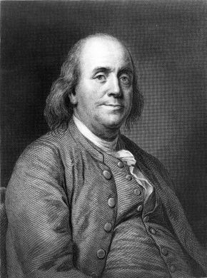 Retrato de Benjamin Franklin