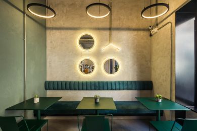 Café com iluminação Donut Slim Tromilux